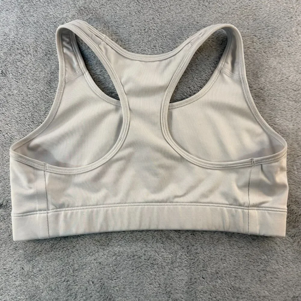 Nike Dri-FIT Sports Bra Women's Small Gray Racerback Medium Support